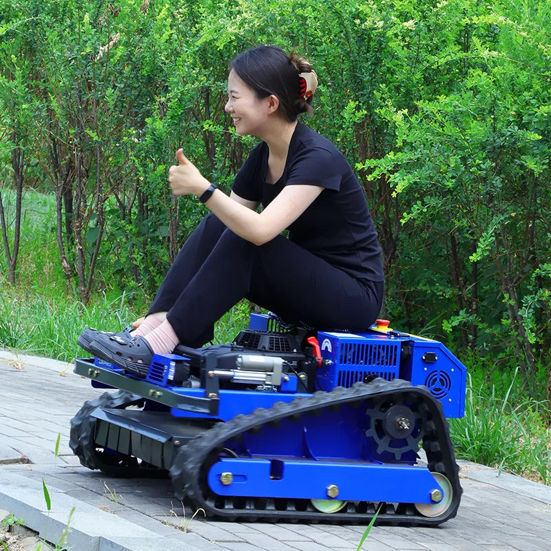 Customized Zero-Turn Discounted Lawn Mower - Remote-Controlled All-Terrain Self-Propelled Robot with 550mm Cutting Width