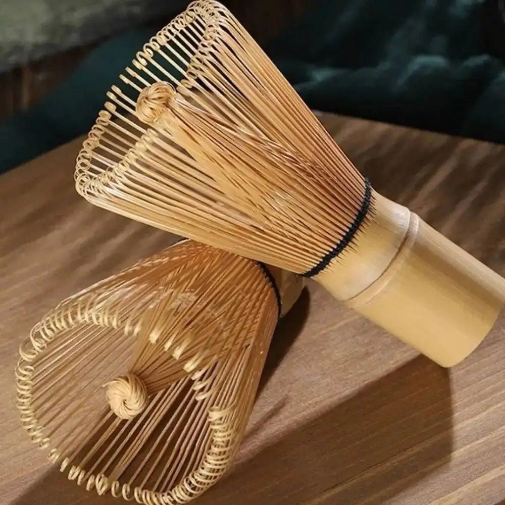 6PCS Matcha Tea Set - Matcha Ceramic Bowl, Food-Grade Whisk, Handmade Bamboo Tea Whisk, Tea Scoop, Tea Ceremony Diy Tools