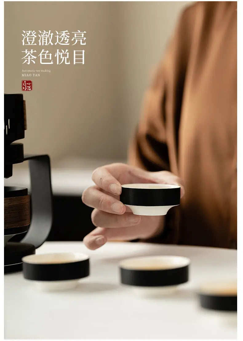 Ceramic automatic tea set, home tea making, office high-end and atmospheric complete set of tea set