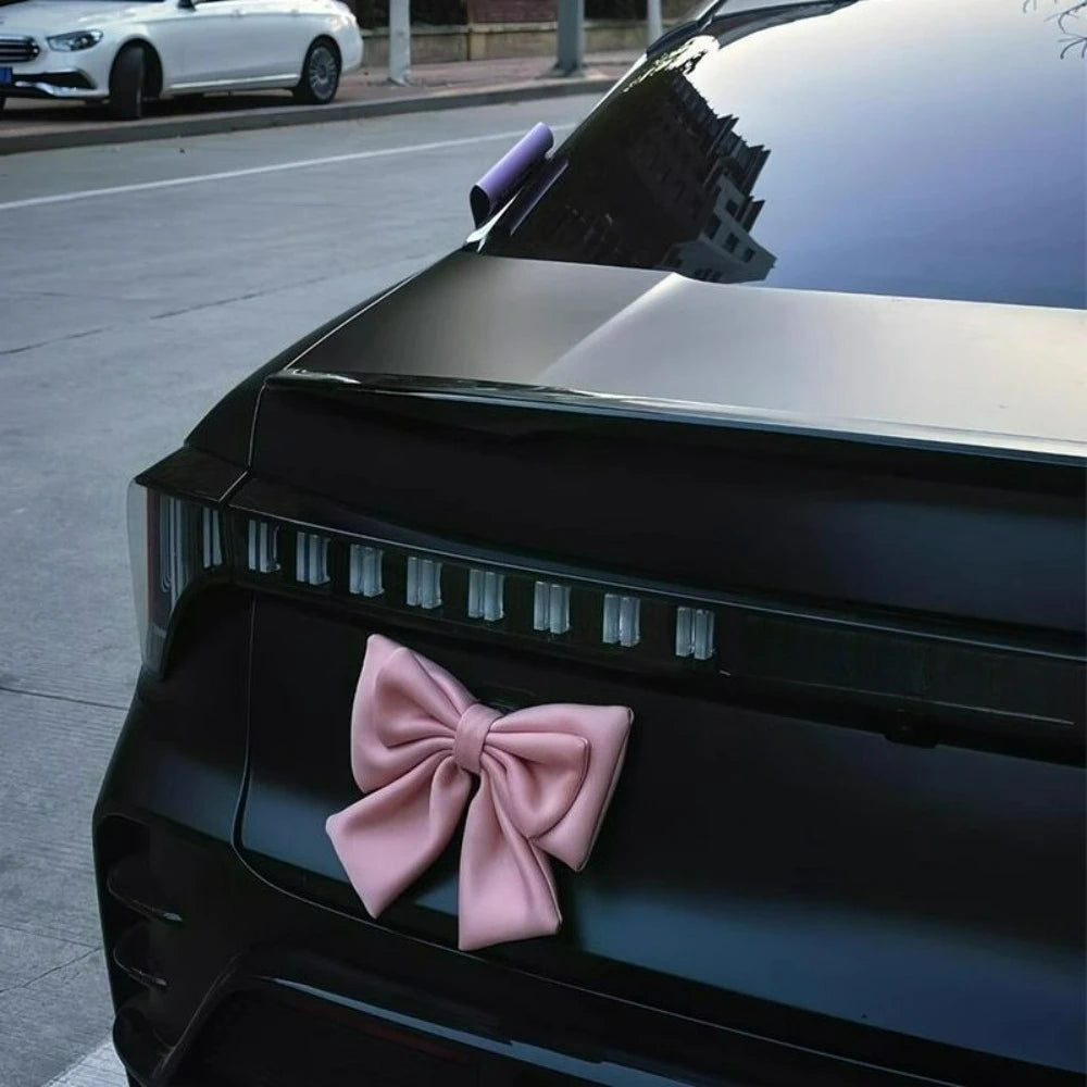 Car Bow Pink Car Accessories for WomenExterior Cute Car Decor Fits All Car ModelsEnhances Car Aesthetics