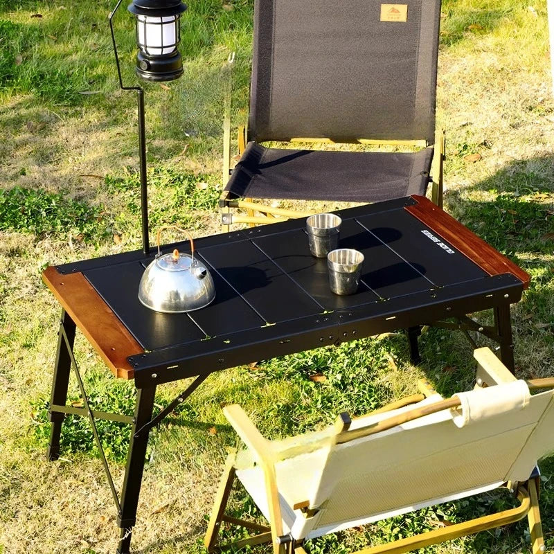 Dining Waterproof Outdoor Table Black Balcony Portable Backyard Outdoor Table Garden Camping Tuinmeubelsets Patio Furniture