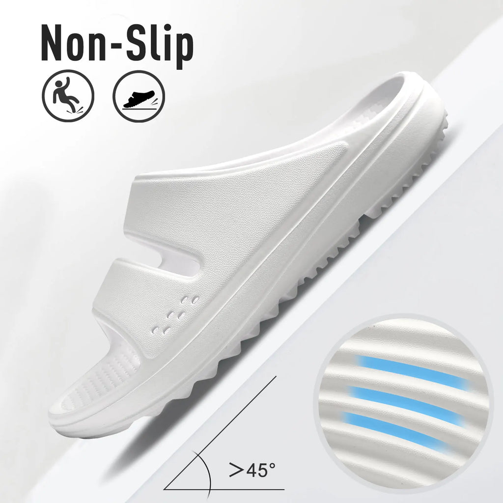 Bebealy Women Orthopedic Slippers With Arch Support Outdoor Men Slippers Soft Antiskid Home Slippers Indoor EVA Cloud Slippers
