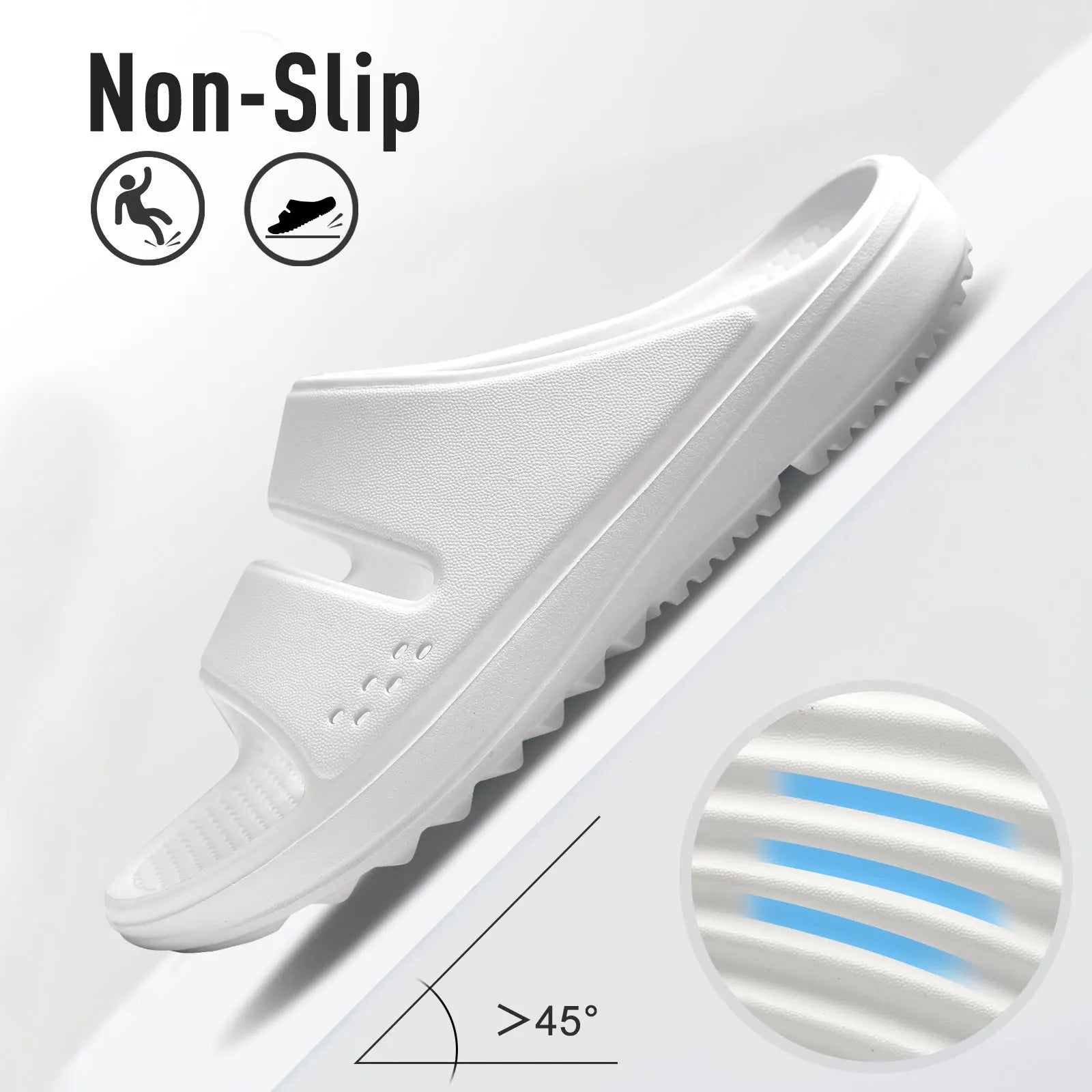 Bebealy Women Orthopedic Slippers With Arch Support Outdoor Men Slippers Soft Antiskid Home Slippers Indoor EVA Cloud Slippers