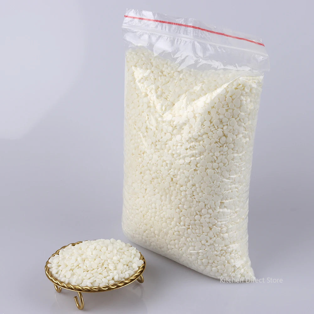 500g/1Kg Natural Soy Wax Particles Aromatherapy Candle Raw Material 100% Without Additives, Used for Diy Candle Making Supplies