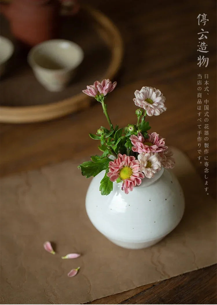 Aesthetic Ceramic Flower Vase Luxury Outdoor Tall Office Balcony Vases Pottery Vaso Decorativo De Luxo Decoration Home