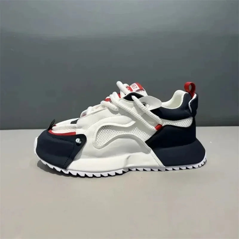 48 size summer men's shoes 2024 new men's mesh breathable sneakers height increasing sports comfortable casual shoes for men