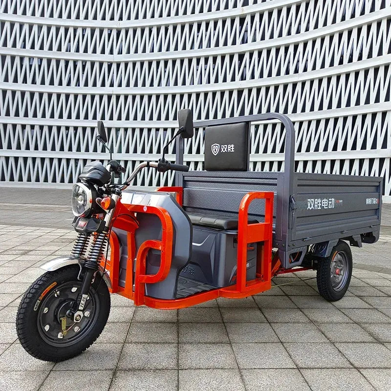 Electric tricycle with 60V and 1000W for freight transportation For adults electric  load pull goods