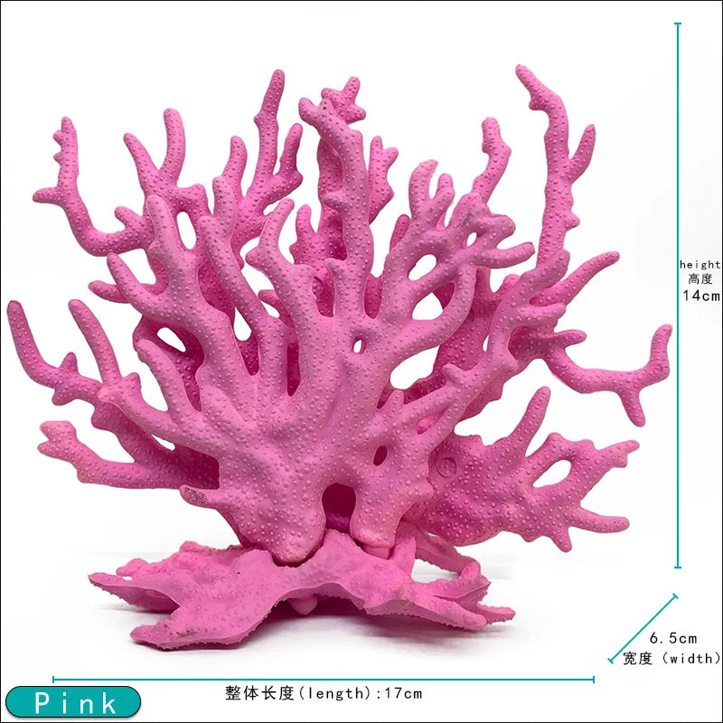 Aquarium Decoration Aquarium Coral Simulation Artificial Fake Coral Fish Tank Plants Landscape Decoration Aquarium Decor