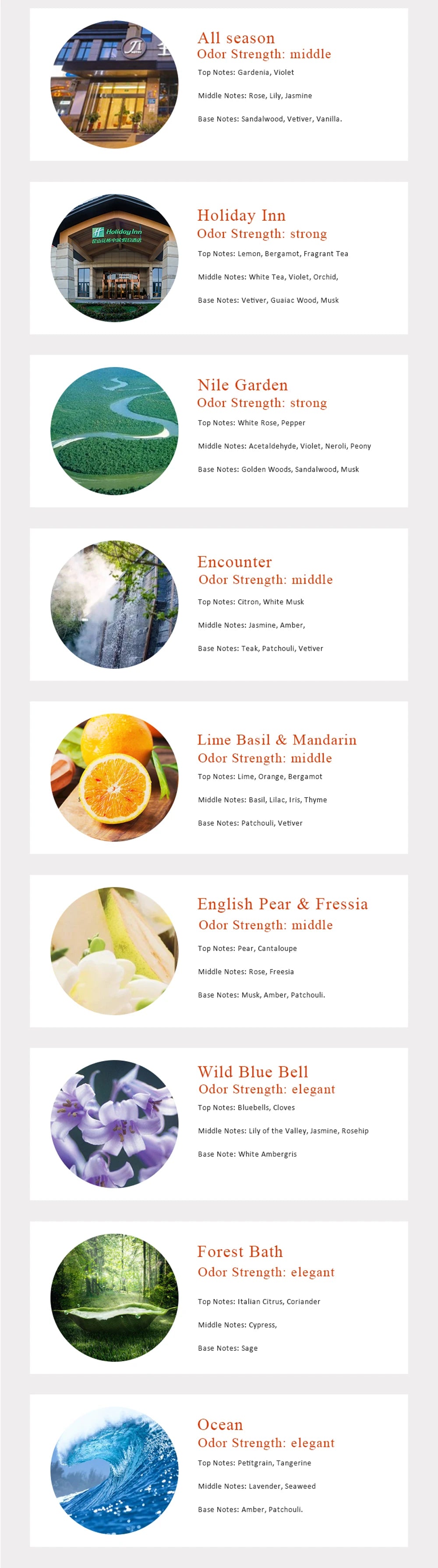 100ml Essential Oil For Aromatic Candles Scent Machine Room Fragrance Diffuser Hotel Air Freshener Aroma Oil