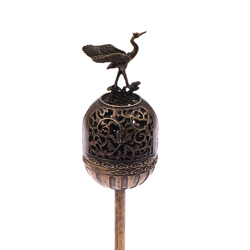 Brass Incense Burner Metal Aromatherapy Holder Unscented Ideal For Yoga Meditation Bedroom AmbianceHome Decor