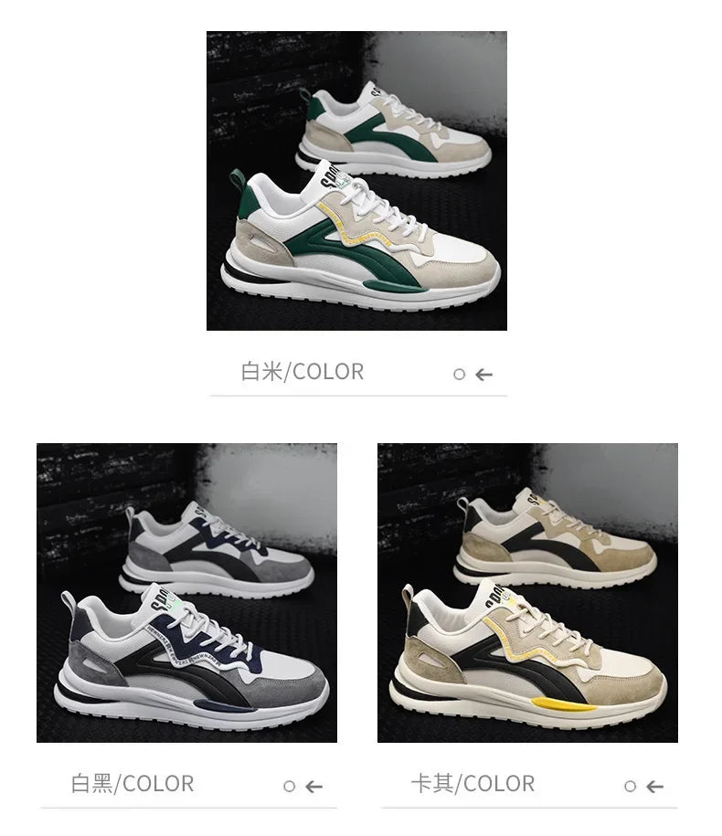 Men Sneakers 2024 Flat Breathable Sneakers Male Comfort Training Shoes Running Sneakers Shoes For Men Walk Sports Shoes