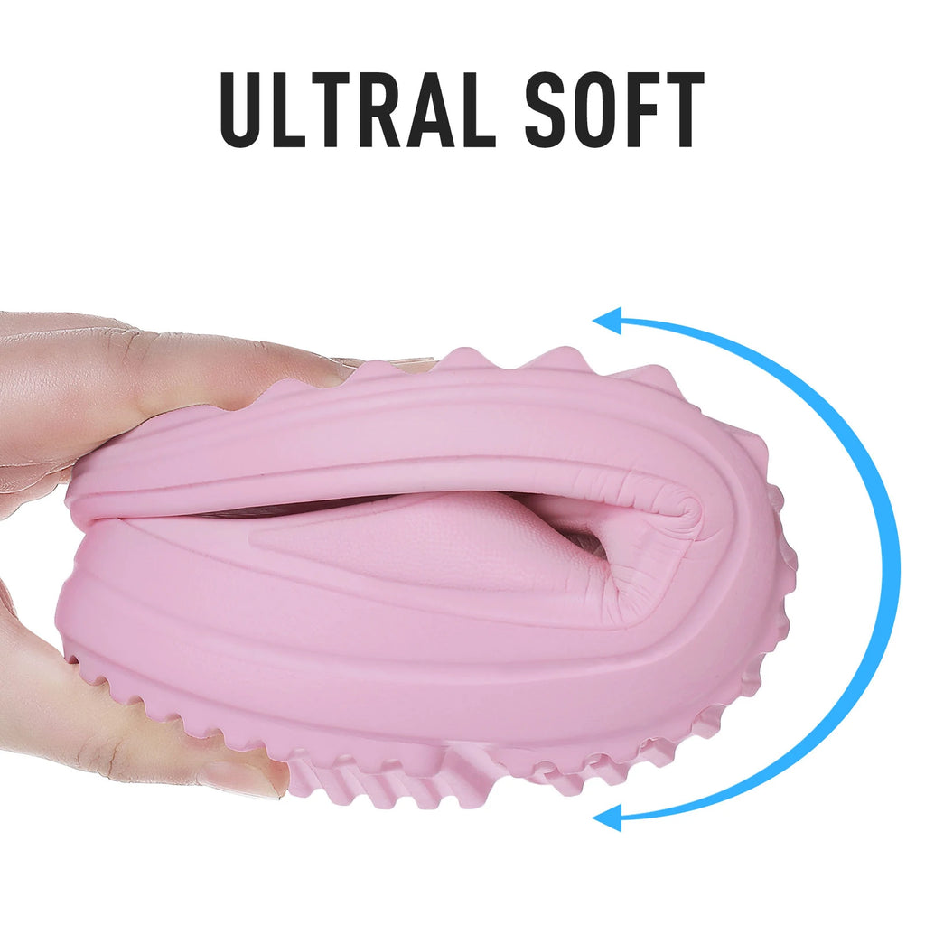 Bebealy Women Orthopedic Slippers With Arch Support Outdoor Men Slippers Soft Antiskid Home Slippers Indoor EVA Cloud Slippers