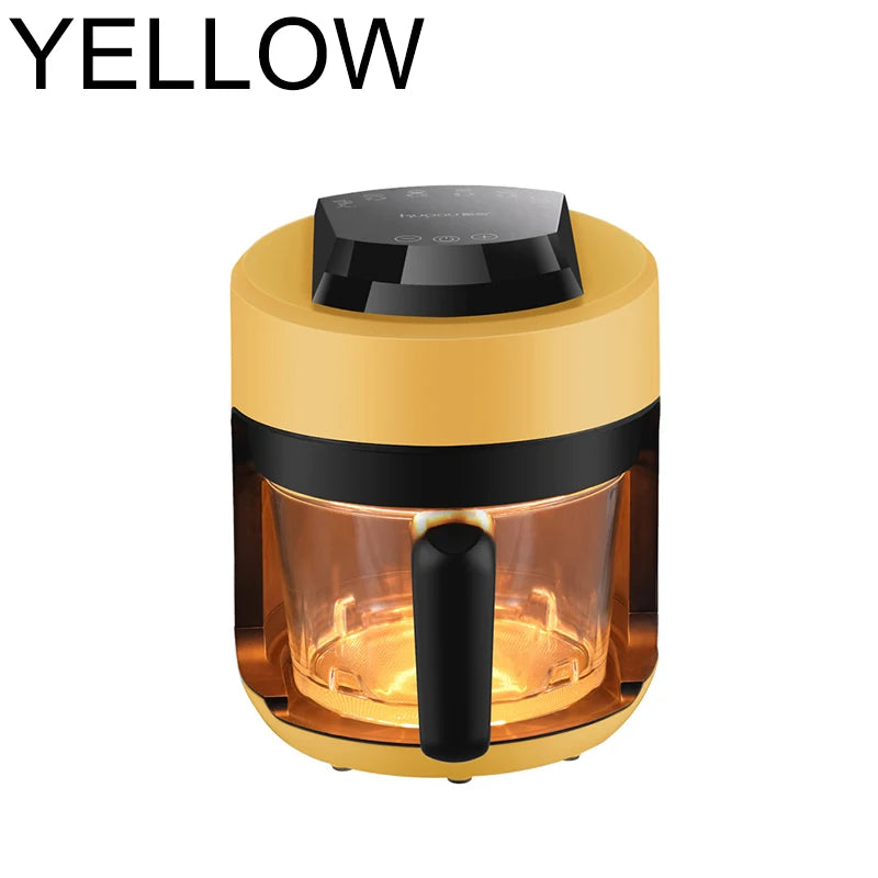 2026 Multifunctional  220V air fryer household transparent visualization fully automatic air fryer small capacity electric fryer