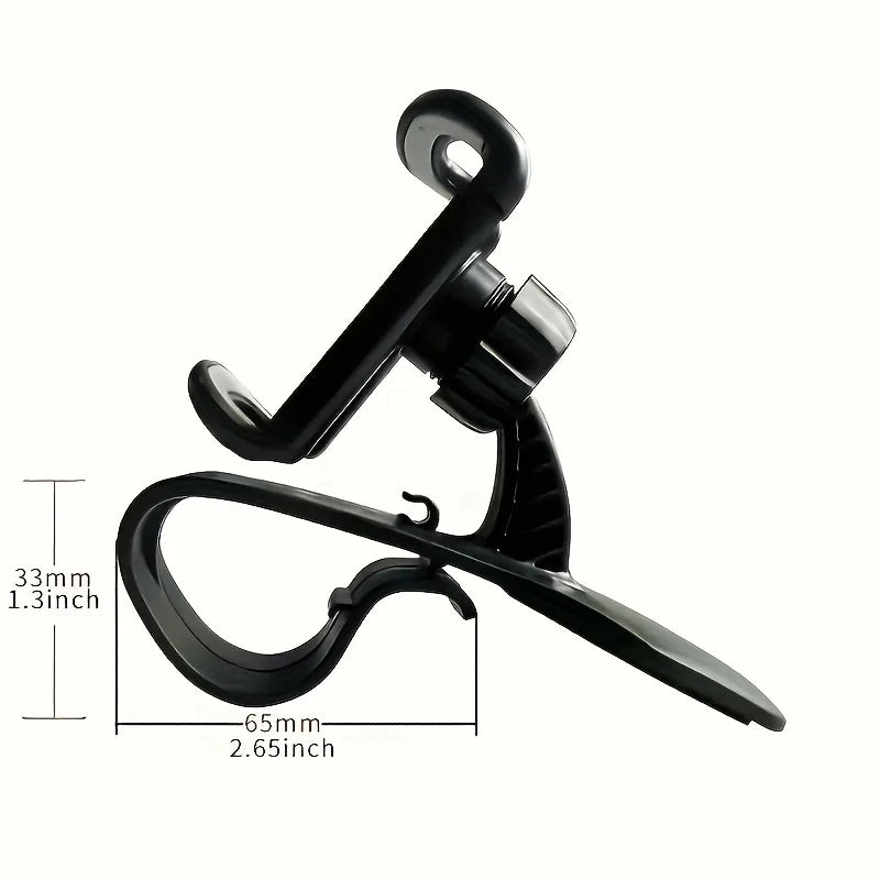 Dashboard Car Mobile Phone Holder Buckle Type In-car Clip Rotary Navigation Mobile Phone Holder