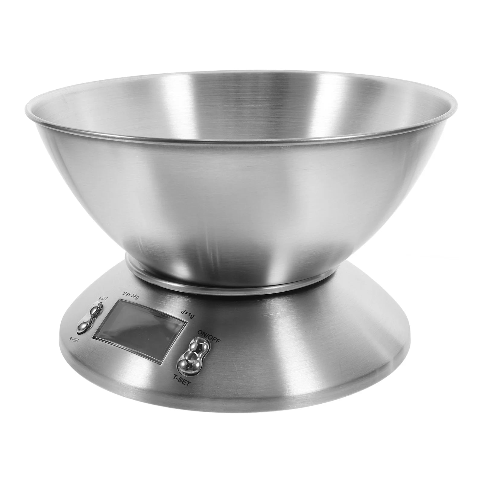Digital Kitchen Scale Stainless Steel High Precision Electronic Food Weighing Scale Large Capacity Measuring Grams For