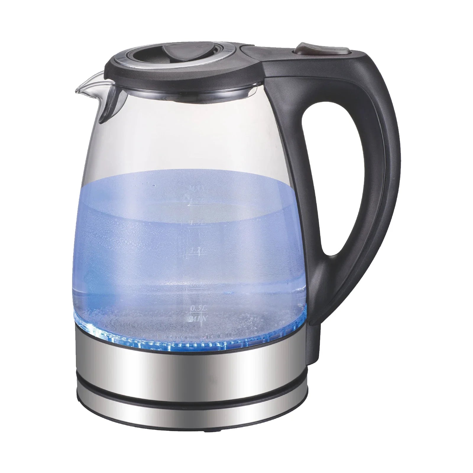 Electric Kettle 1.7L Glass Hot Water Heater for Tea Coffee Auto Shut-Off Kitchen Appliances Electric Kettles Tea Pots 110V 1500W