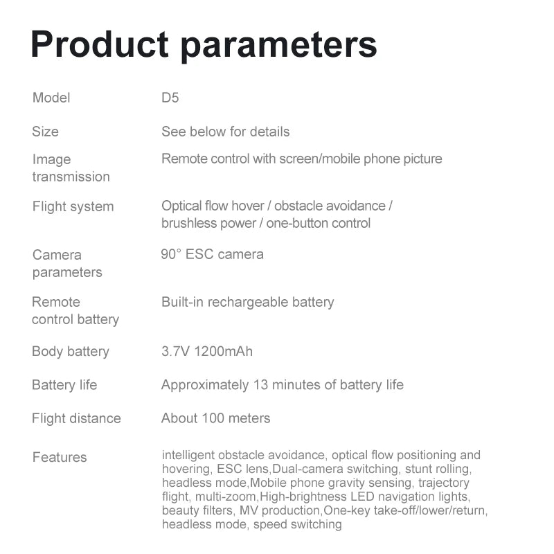 2025 NEW D5 Drones 4K HD Professional Remote Control Helicopter Plane RC Dron With Screen obstacle avoidance FPV Quadcopter Toys