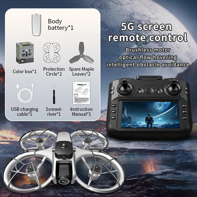 Drone Large Screen Aerial Photography Brushless Quadcopter Obstacle Avoidance And Collision Avoidance Remote-controlled Z4