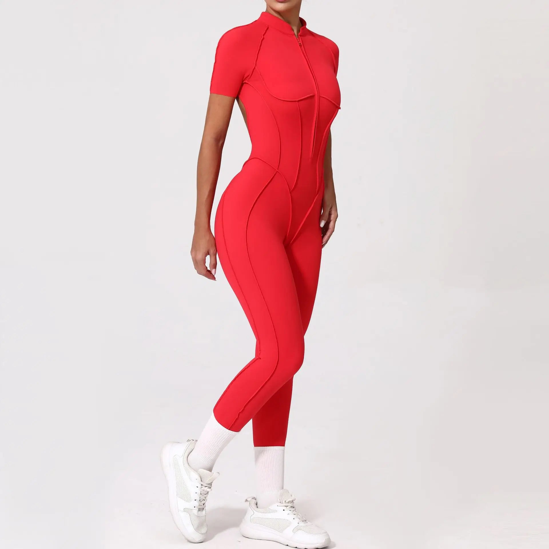 2025 New Style Women Yoga Apparel Workout Suit Gym Clothing Outdoors Sports Suit Short Sleeves Long Pants Suit Fitness Suit Set