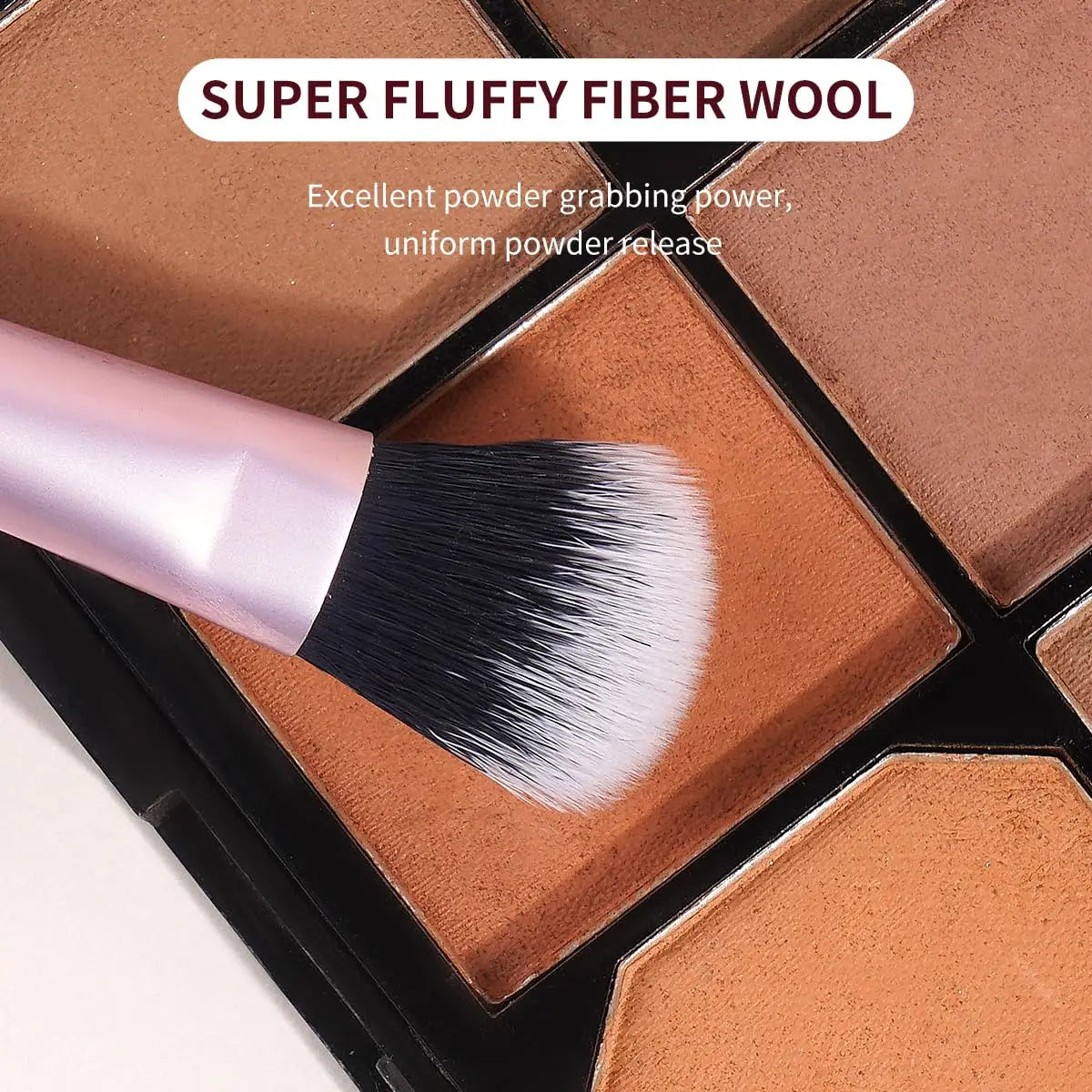 15 PCS Makeup Brushes Double-ended Makeup Brush Set Double Sided Angled/Round Top Brush Foundation Contour Blending Eyebrow Eyes