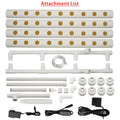 36/Sites Hydroponics Growing System Kits PVC-Pipe Hydroponic Garden Planting Vegetable and Herbs Growth Cultivation Equipment