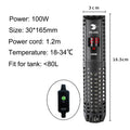 Aquarium Submersible Heater Fish Tank Water Heating Rod Constant Aquarium Thermostat Temperature Control 220-240V 50-500w