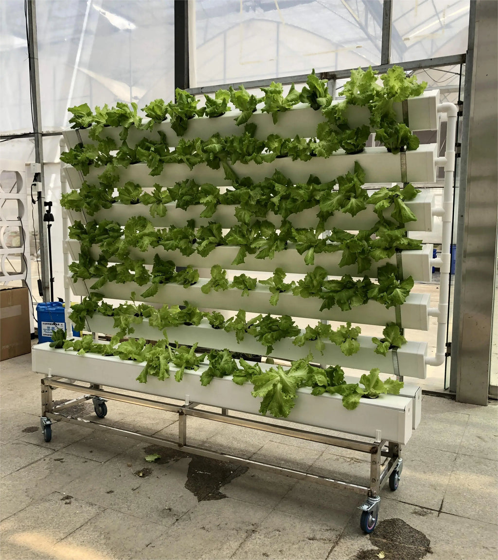 Custom Multi Tier Indoor Cultivation Plant Led Grow System Movable Rolling Hydroponic Vertical Farming Mobile Grow Rack