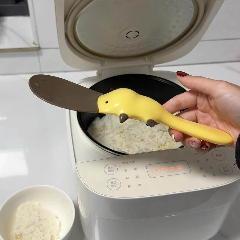 Creative Duckbill Platypus Rice Spoon Non Stick Rice Container Rice Cooker Food Grade Household High Temperature Resistant