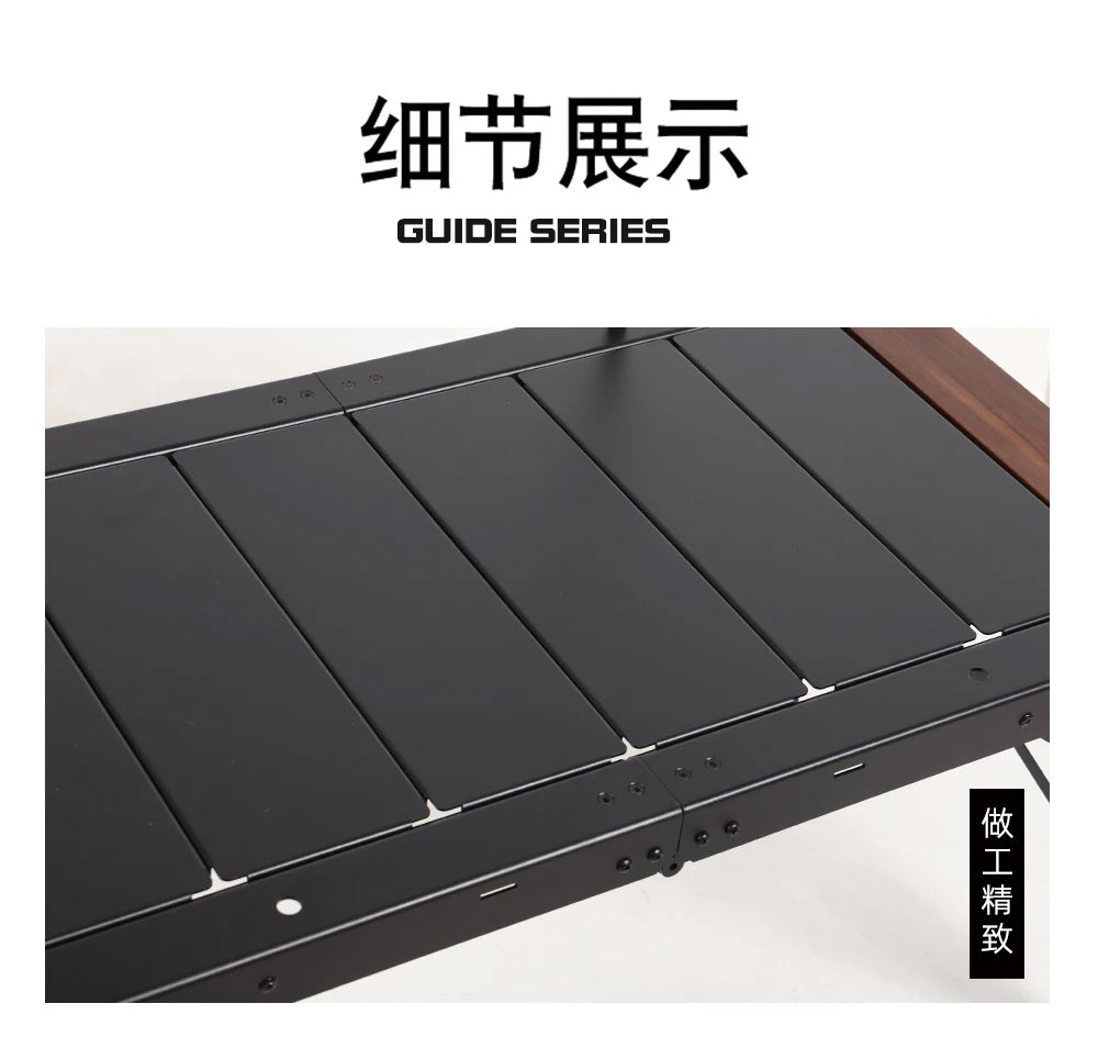Dining Waterproof Outdoor Table Black Balcony Portable Backyard Outdoor Table Garden Camping Tuinmeubelsets Patio Furniture
