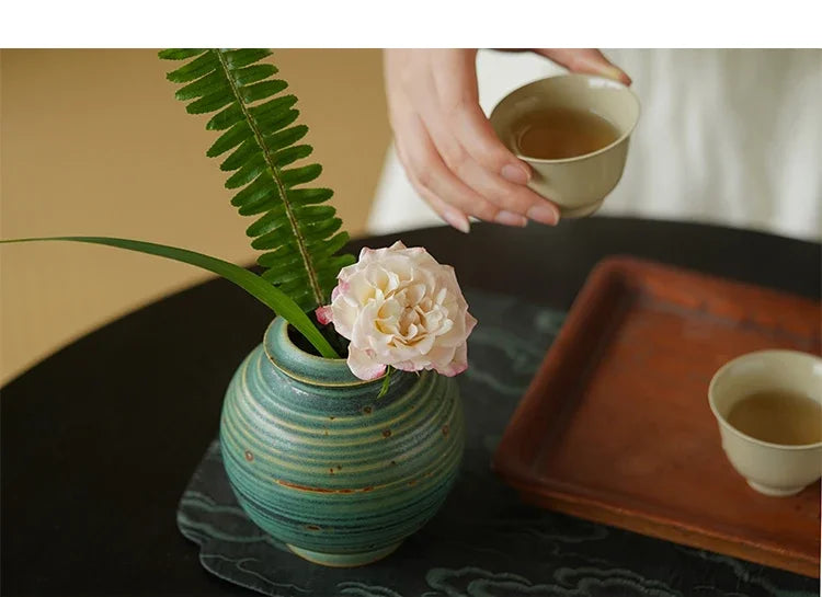 Aesthetic Ceramic Flower Vase Luxury Outdoor Tall Office Balcony Vases Pottery Vaso Decorativo De Luxo Decoration Home