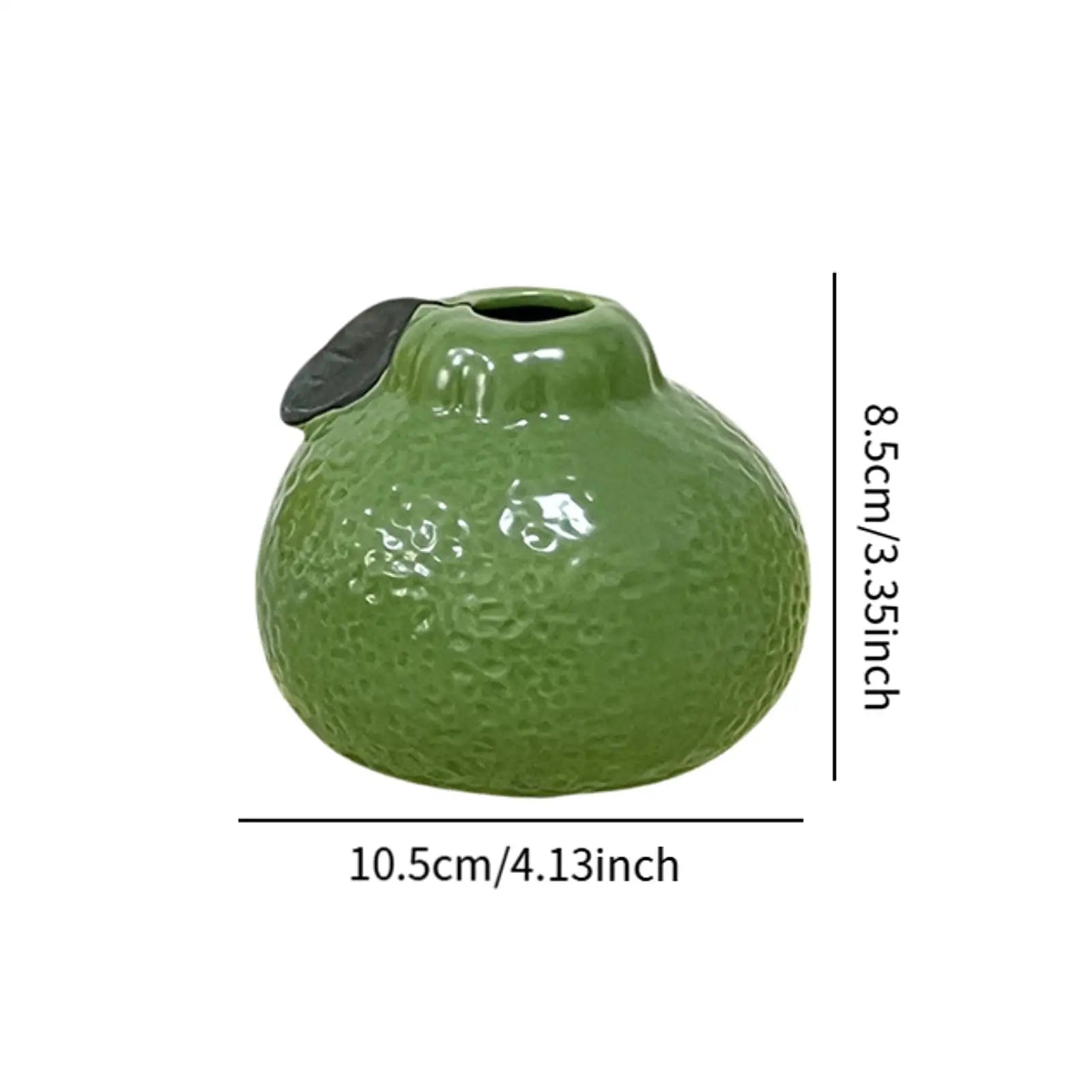 Creative Ceramic Vase Fruit Shaped Flower Vase Hydroponics Hydroponics Office Desktop Ornaments Home Garden Decor
