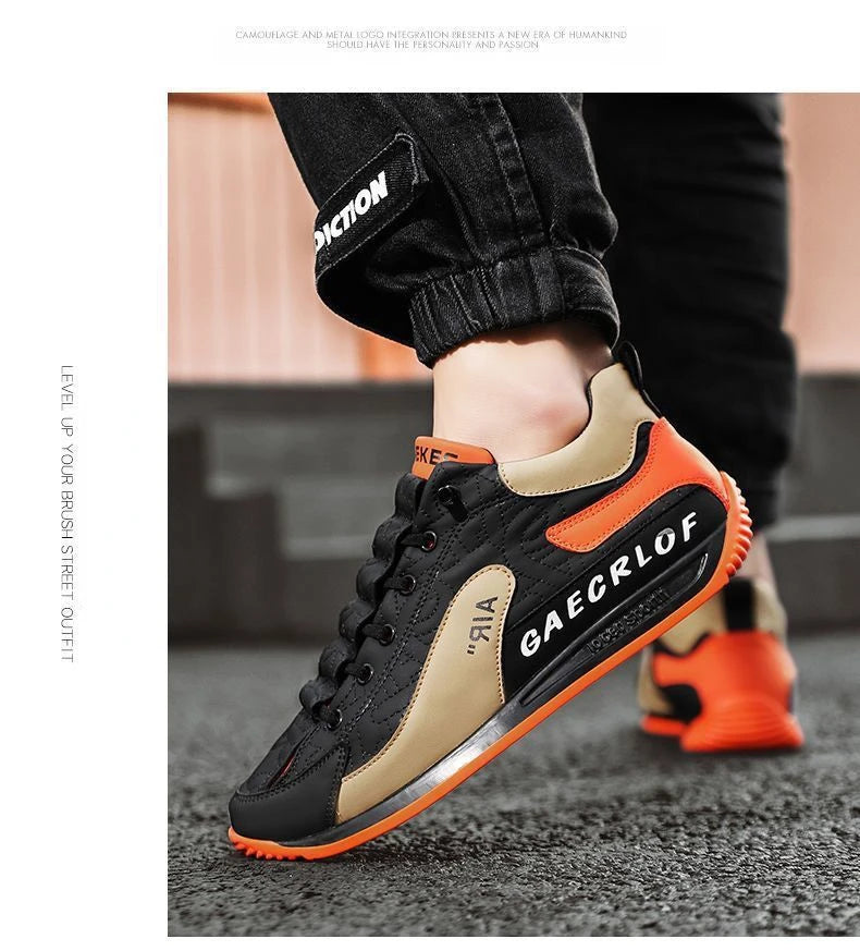2025 New Men Sneakers Fashion Thick Sole Men Casual Shoes Luxury Breathable Outdoor Male Running Shoes Lace-Up Mens tennis Shoes