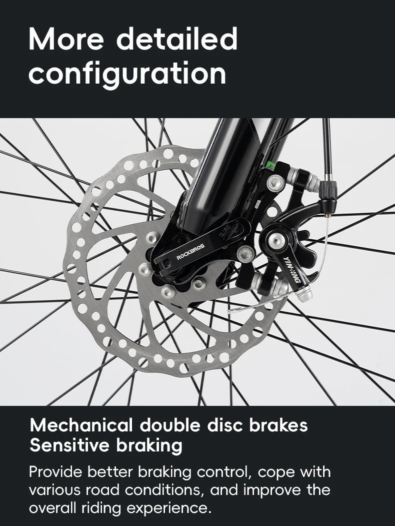 Adults Students Mountain Road Bike Aluminum Alloy 27.5-inch Internal Disc Brake 24-speed Bicycle For Men Women Bike