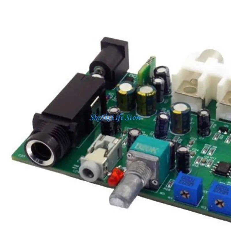 E65E Professional Stereo Audios Mixer Automatically Reduces Background Music Accompaniment Mixing Board DC12V-24V