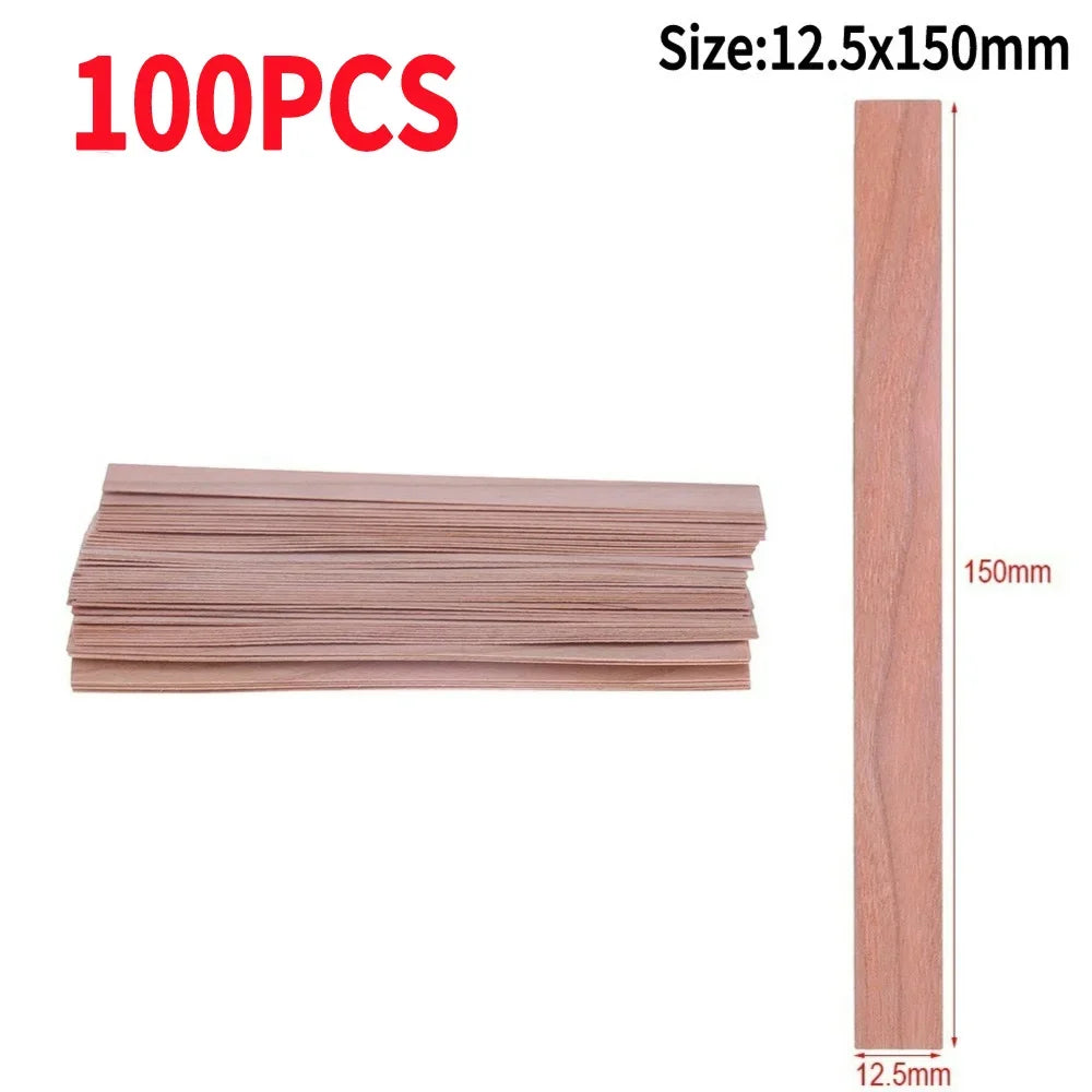 50/100PCS Wooden Candle Wicks Smokeless Candle Wicks Handmade Candles Soy or Soy Parffin for DIY Candles Making Supplies Tools