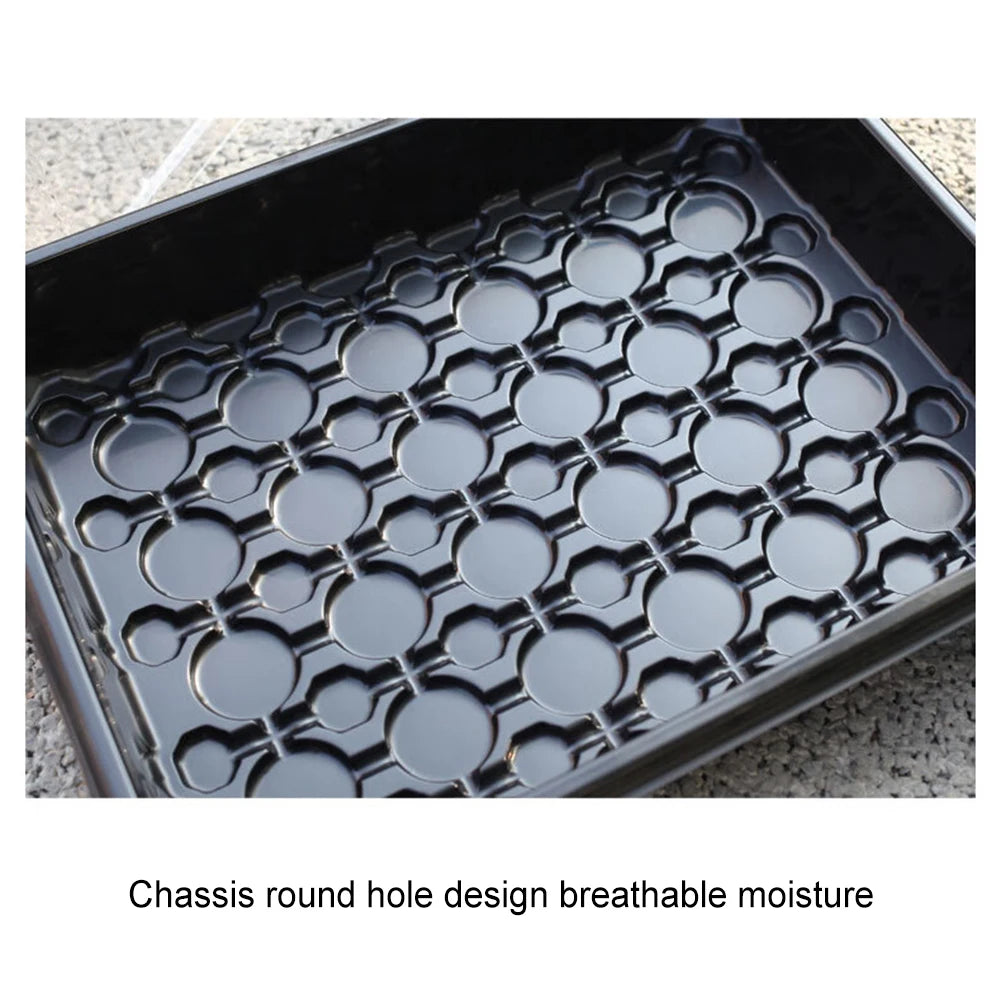 12/24/48 Holes Seed Starter Trays Gardening Seedling Pot Humidity Dome Plant Pot Garden Accessories Hydroponics Growing System