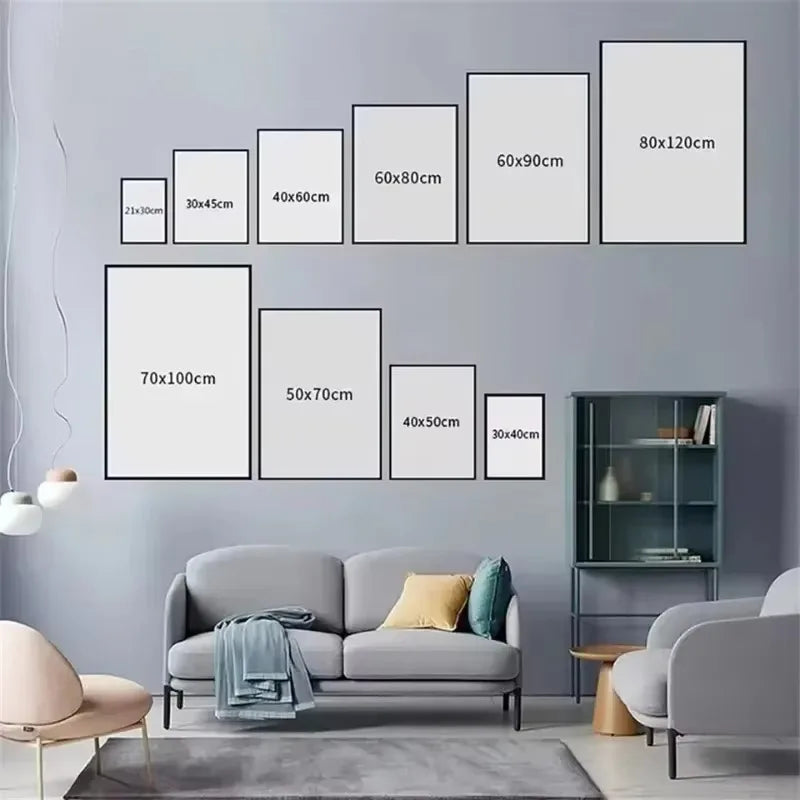 3pcs White Seascape Canvas Painting Nordic Sea Beach Pampas Botanical Grass Posters Decor Living Room Bedroom Wall Art Decor