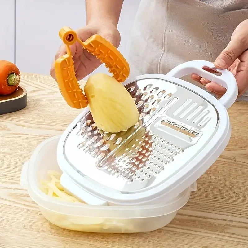 1pc Multifunctional Finger Guard for Food Cutting! Kitchen Essential, Protect Fingers While Slicing Veggies, Potatoes & More