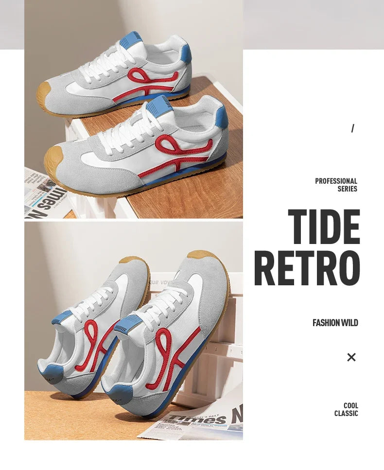 Casual Sneakers 2025 New Men's Breathable Four Seasons Outdoor Soft Sole Comfortable Running Shoes Student Sneakers