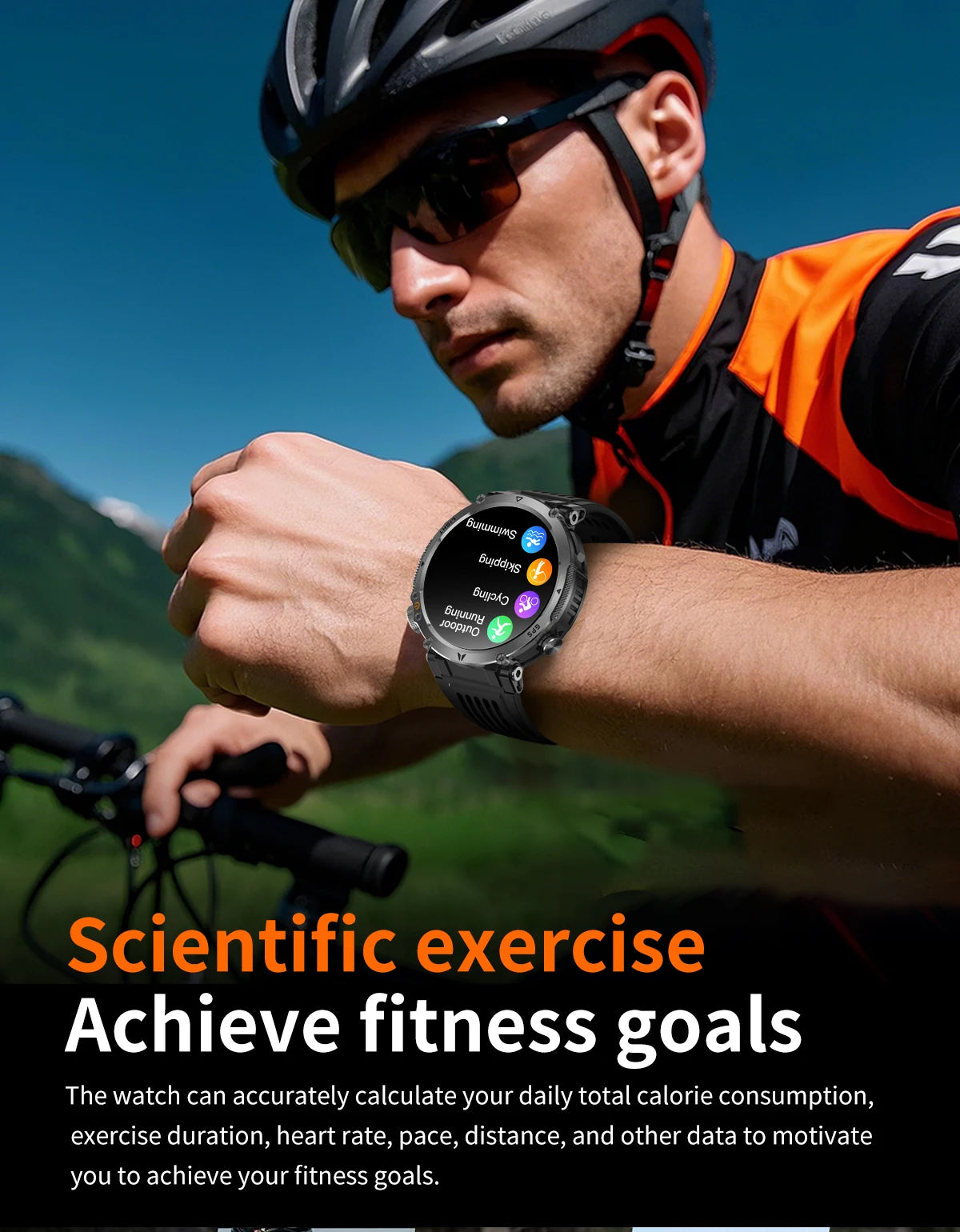 2026 New GPS Ultra Outdoor Sports Smart Watch 1.7" AOD Compass 5ATM Waterproof 170+ Sports Man Durable Military Call Smartwatch