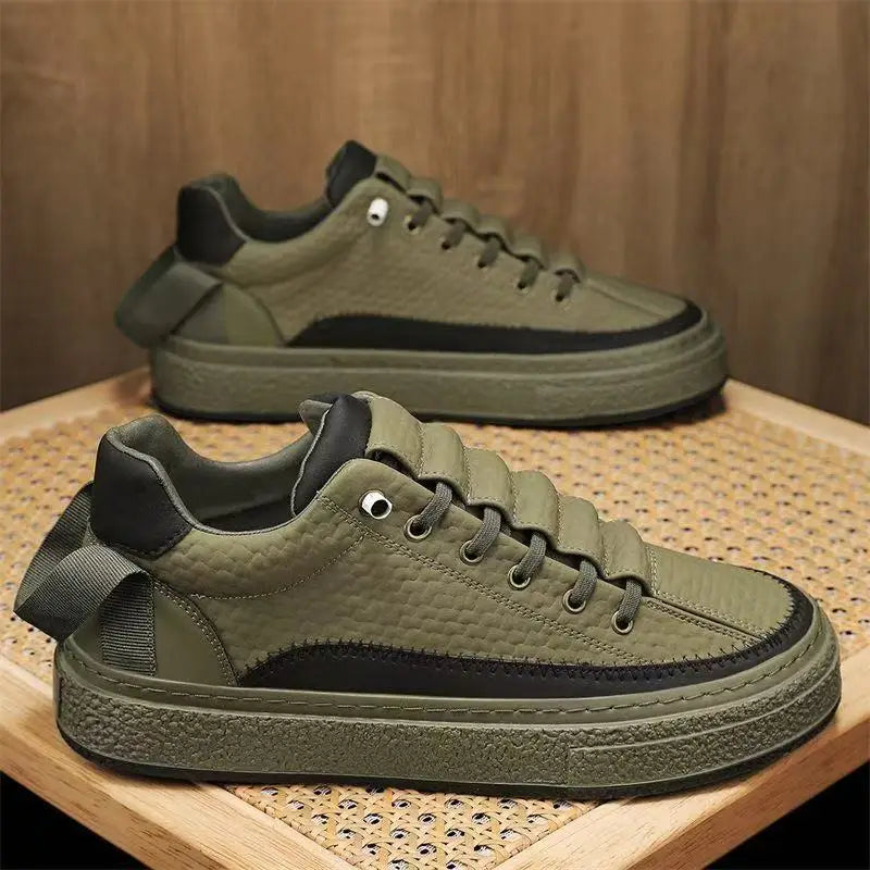 Korean Sneakers Men New Casual Shoes Men Fashion Flat Walking Vulcanized Shoes Male Trend Comfortable Sport Sneakers Men 2023