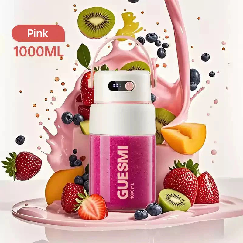 1000ML Portable Blender USB Electric Juicer Fruit Mixers Fruit Home Smoothies Mixer Multifunctional Juice Maker Machine Blender