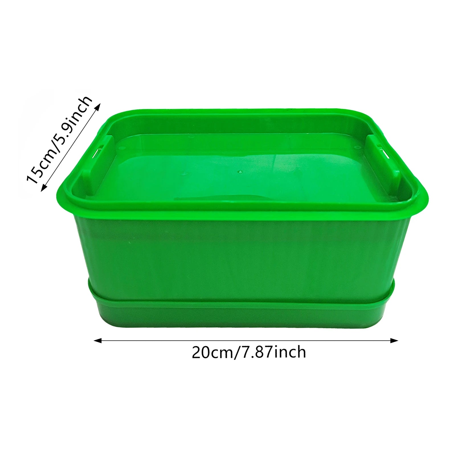 Bean Sprout Grower Pot Container For Soybean Mung Bean Germination Indoor Gardening Hydroponic Seedling Pot With Drain Holes