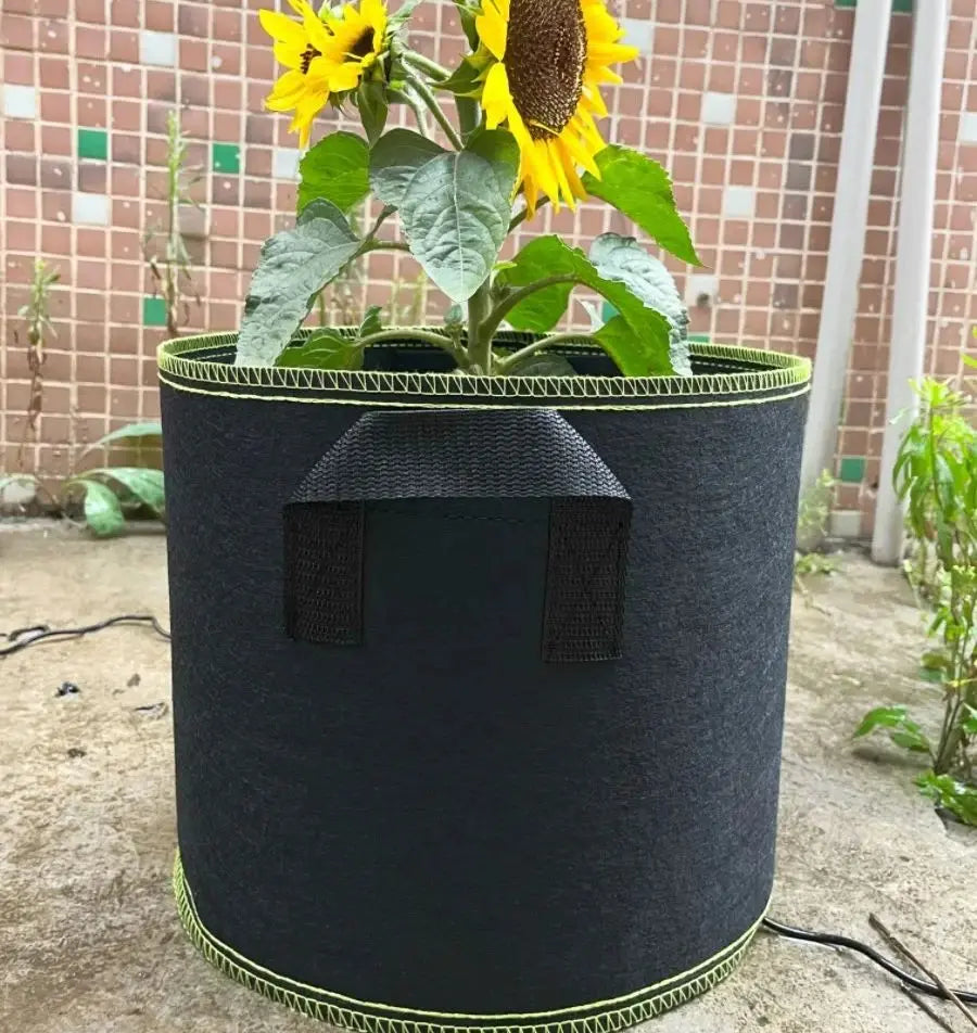 5 10 Gallon 20 Gallon Felt Grow Bags Thickened non-woven Vegetable Saplings Potato Tree Planting Bags Tree Foldable Planting Buc