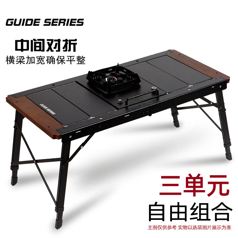 Dining Waterproof Outdoor Table Black Balcony Portable Backyard Outdoor Table Garden Camping Tuinmeubelsets Patio Furniture