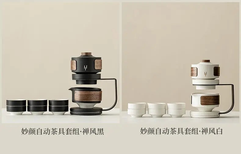 Ceramic automatic tea set, home tea making, office high-end and atmospheric complete set of tea set