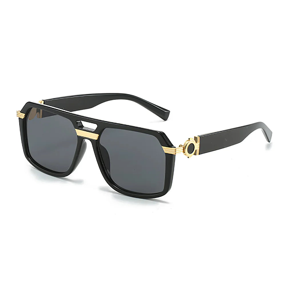 2025 Sunglasses for Women Fashionable Square Frame Glasses with Golden Decorative Legs and Exquisite Design for Women Glasses