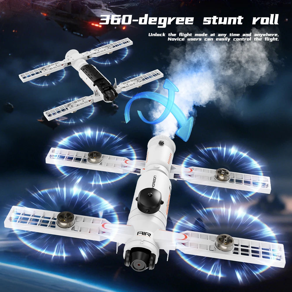 Drone Dual Camera  HD Aerial Photography Obstacle Avoidance Quadcopter RC Aircraft Unmanned Aerial Vehicle with