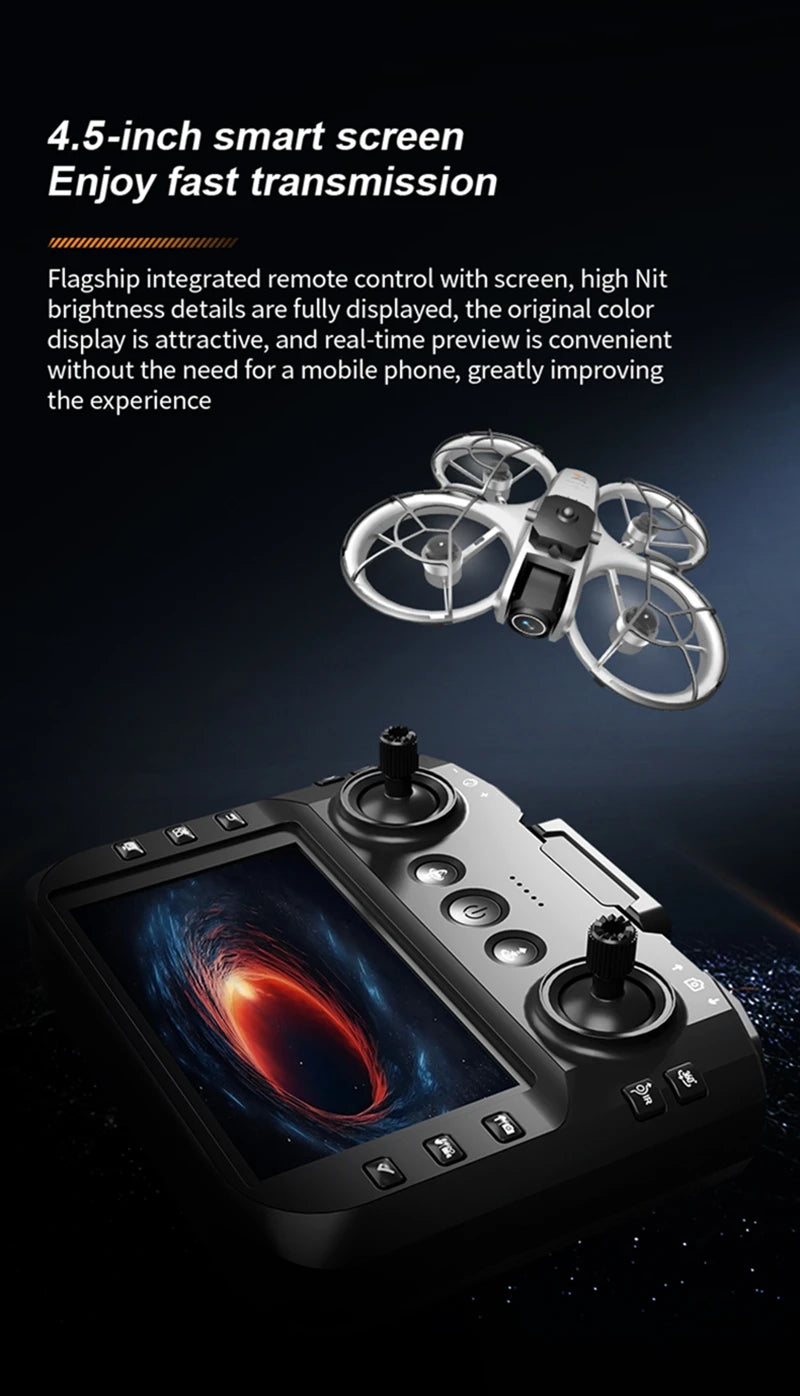 Drone Large Screen Aerial Photography Brushless Quadcopter Obstacle Avoidance And Collision Avoidance Remote-controlled Z4