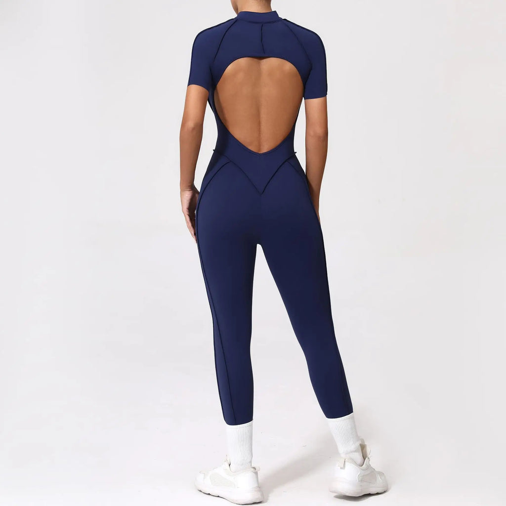 2025 New Style Women Yoga Apparel Workout Suit Gym Clothing Outdoors Sports Suit Short Sleeves Long Pants Suit Fitness Suit Set